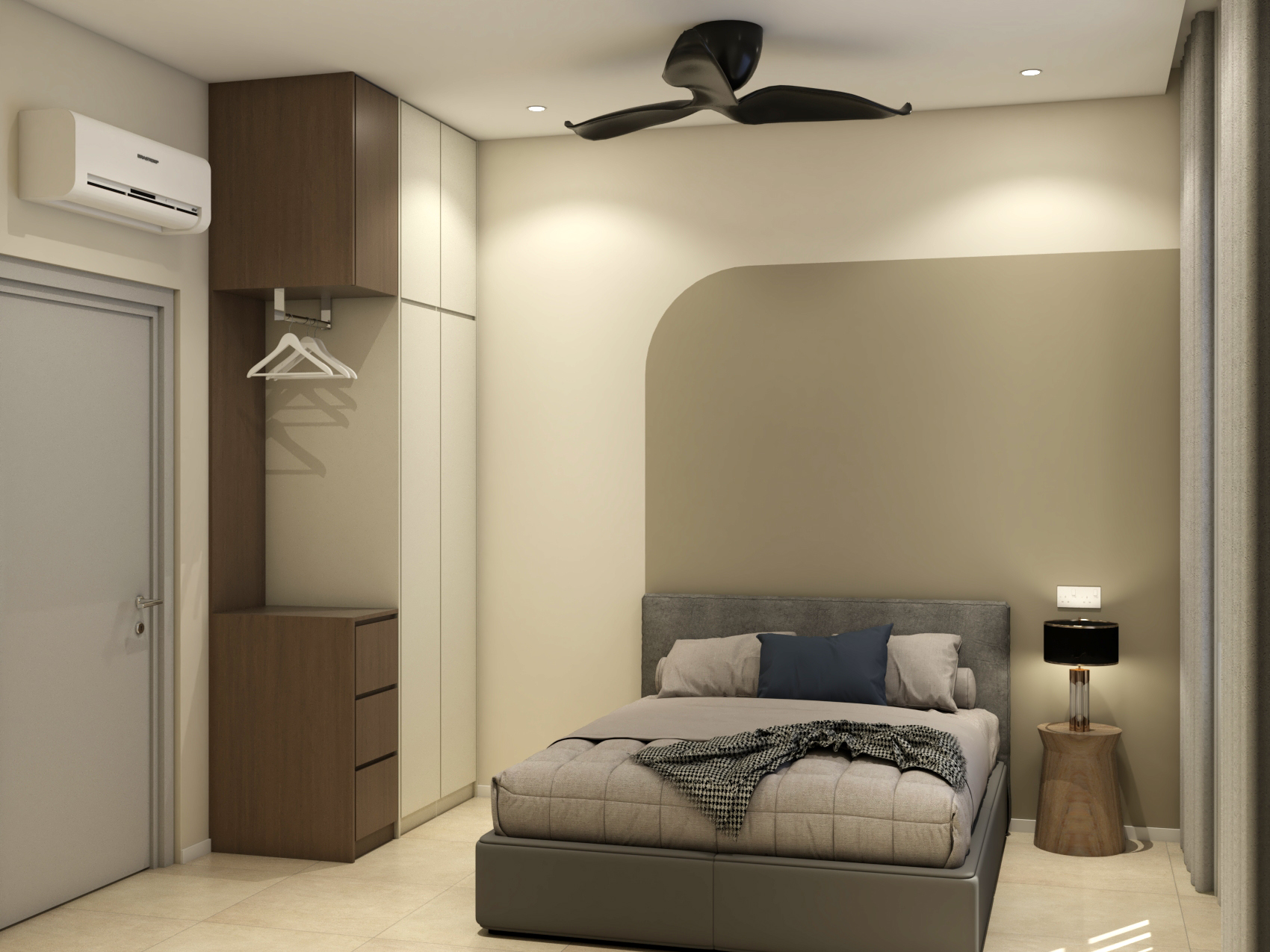 Ms. W, Curvo Residence — Bedroom