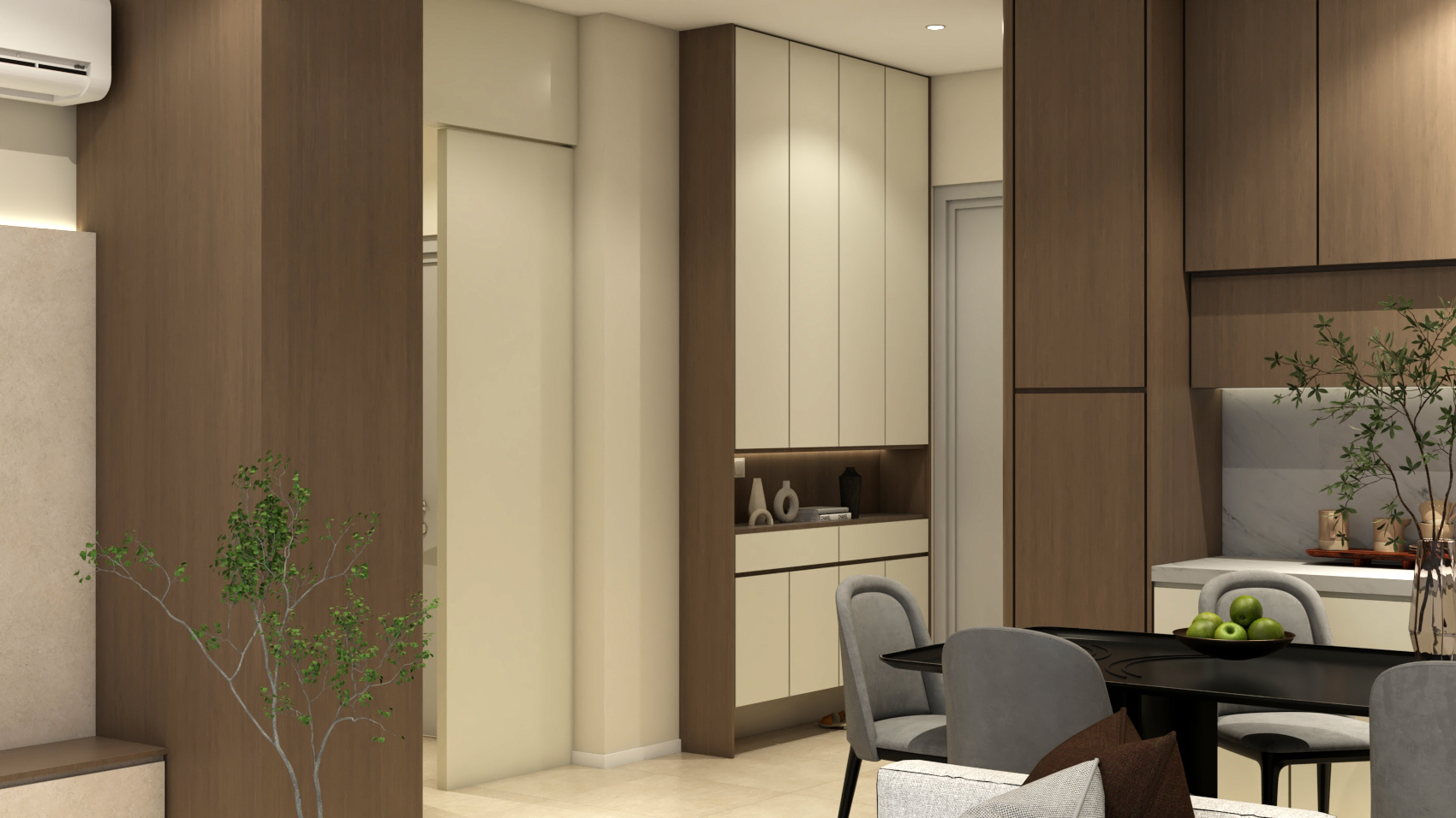 Ms. W, Curvo Residence — Foyer