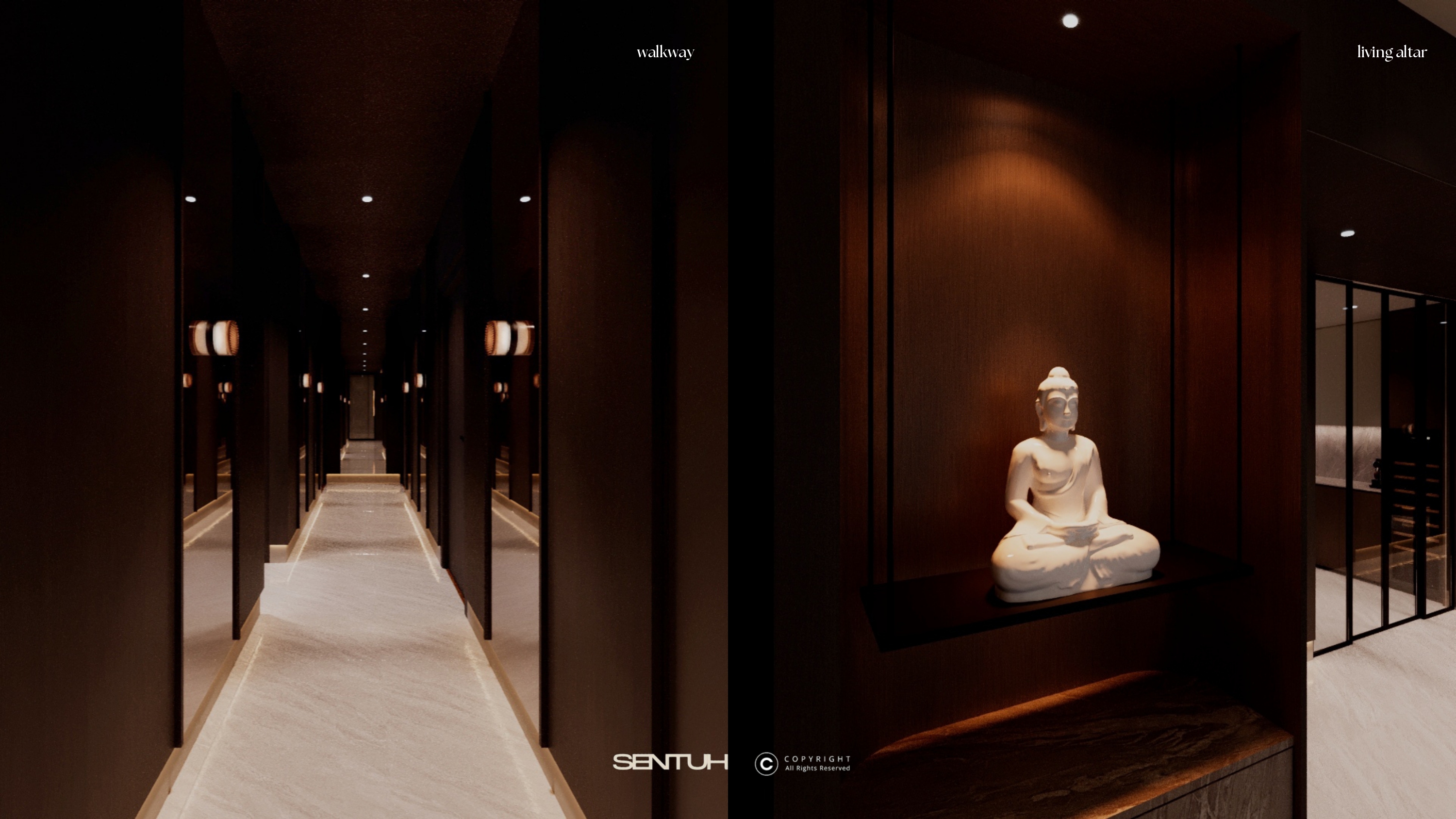Ms. W, Damansara — Walkway & Altar